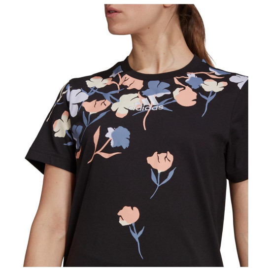 Adidas Γυναικεία κοντομάνικη μπλούζα floral